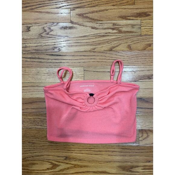 American Eagle Outfitters Barbie vibes, Pink Crop Top. Size Large. Good Conditio - Picture 1 of 4